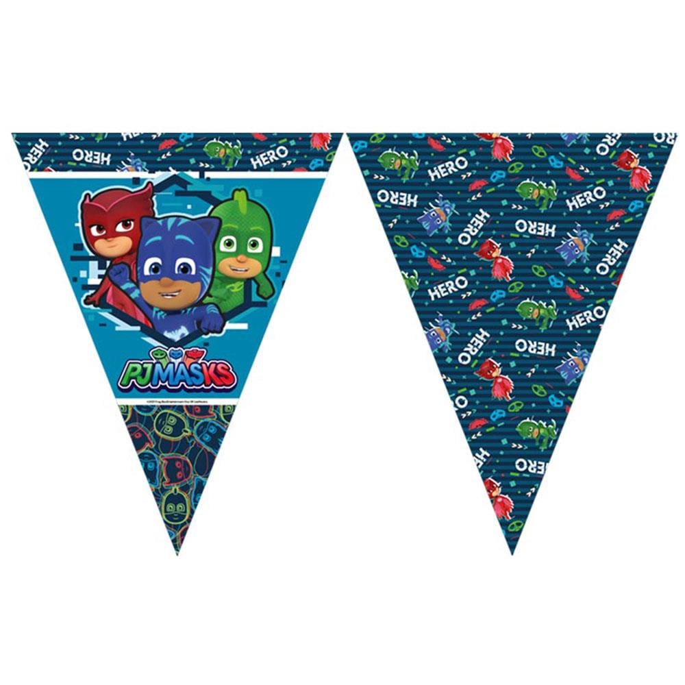 PijaMaskeliler Trend Lisanslı Üçgen Bayrak Afiş