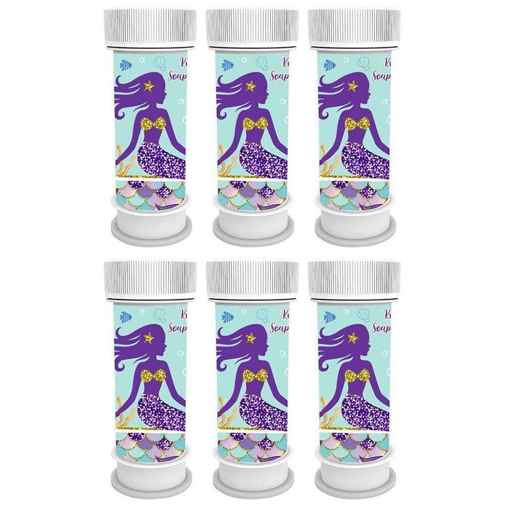 Pırıltılı Deniz Kızı Lisanslı Köpük Set 6'lı