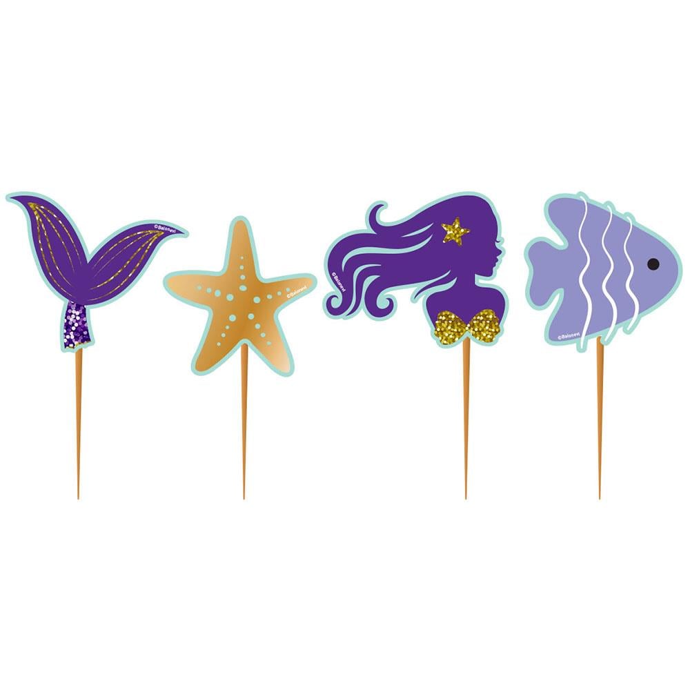 Pırıltılı Deniz Kızı Lisanslı Kürdan 10'lu