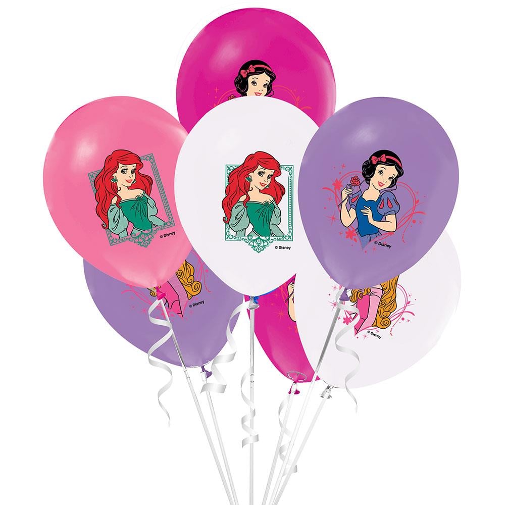 Prensesler Lisanslı Lateks Balon 10'lu