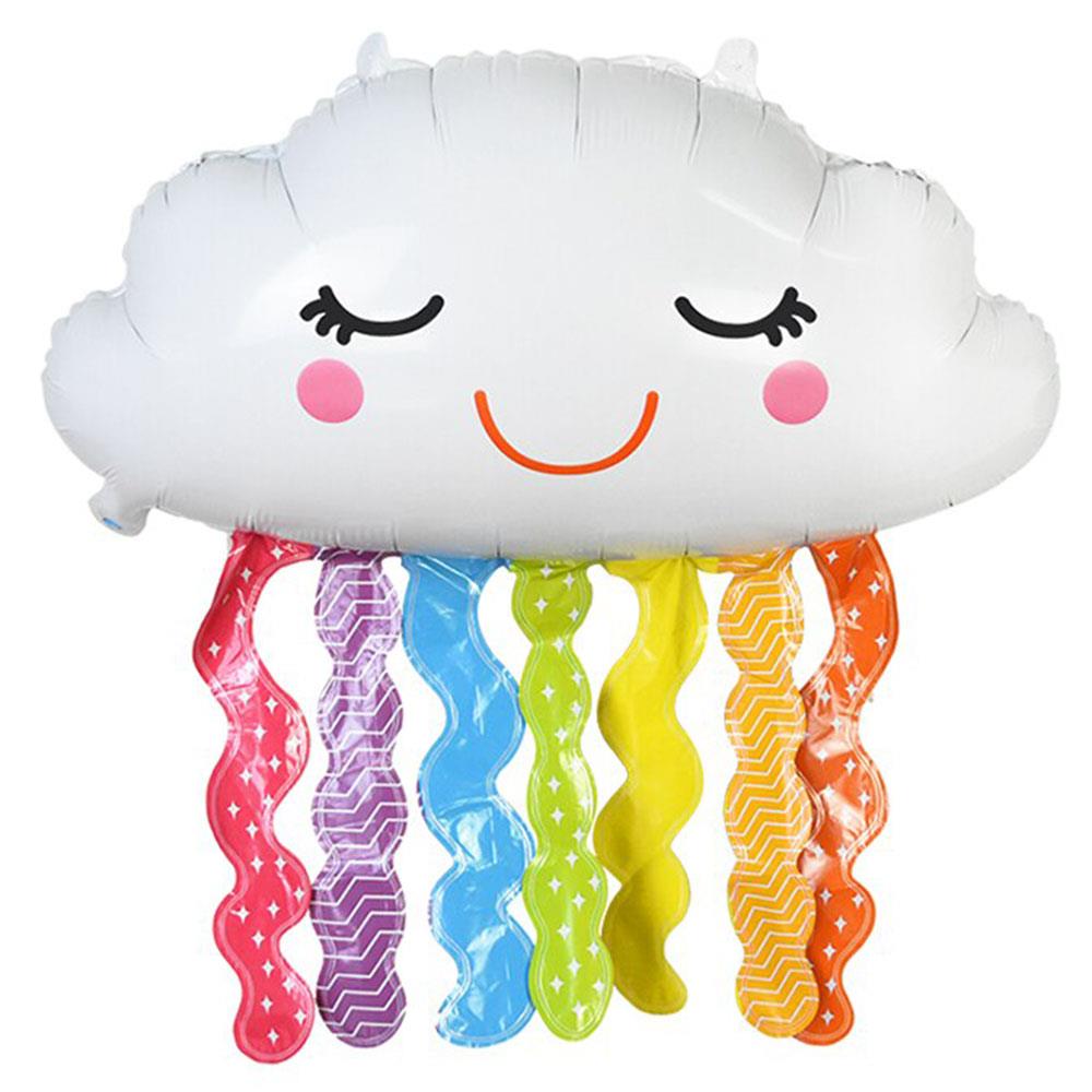 Püsküllü Bulut Folyo Balon 75 cm