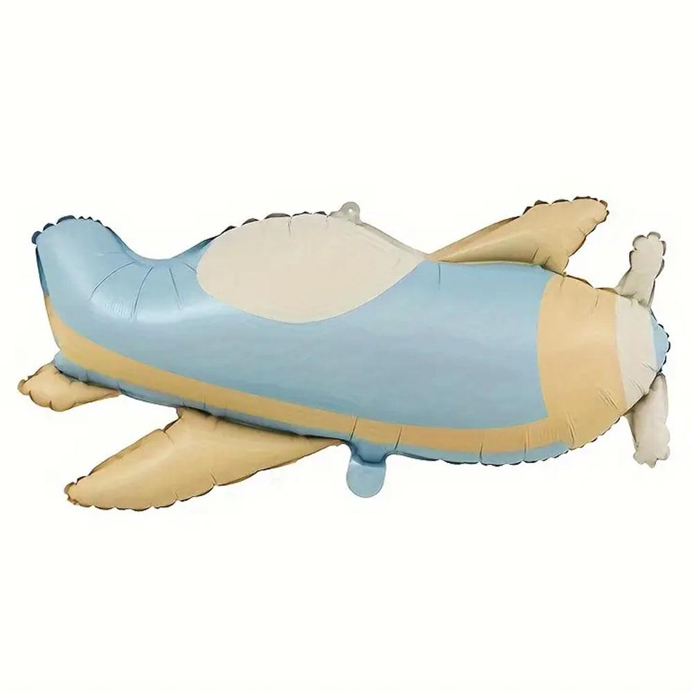 Retro Uçak Folyo Balon 78 cm