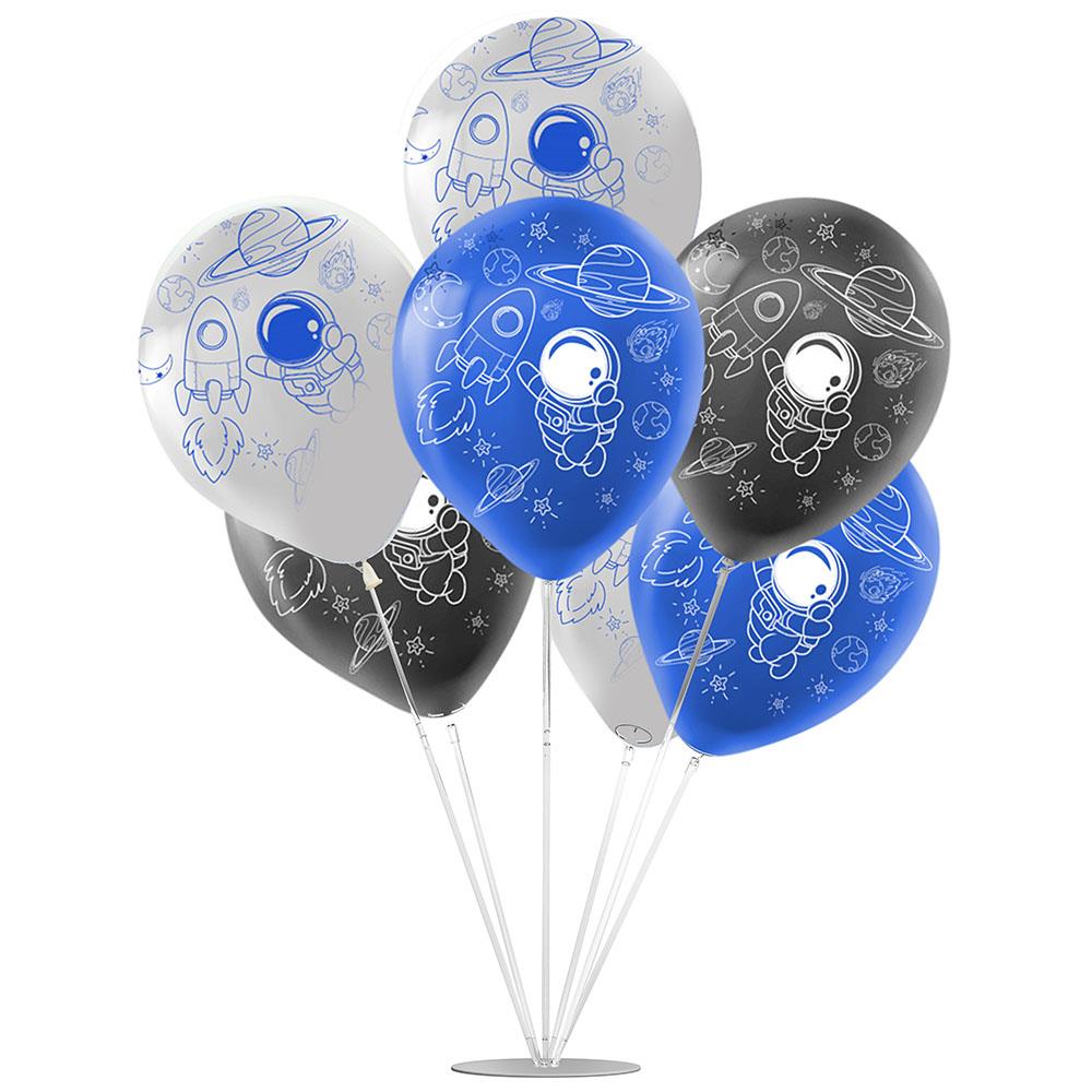 Rocket Space Balonlu Stand Set 7'li