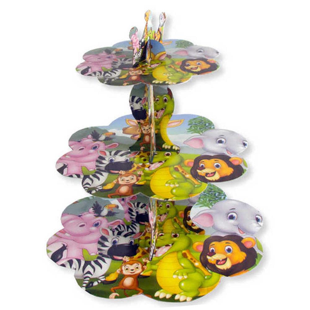 Safari Temalı Cupcake Standı