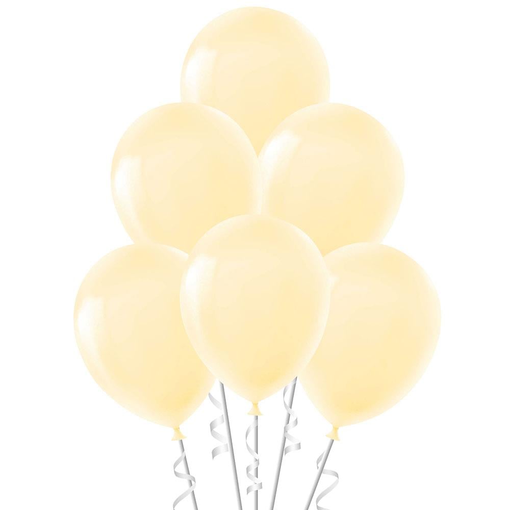 Sarı Makaron Lateks Balon 10'lu