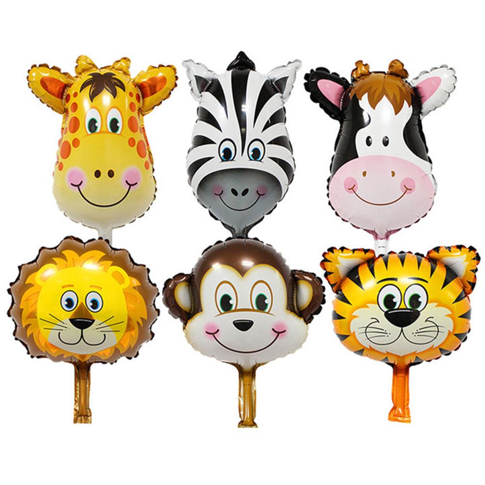 Sevimli Hayvanlar Folyo Balon Set 6'lı