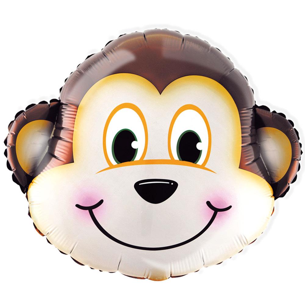 Sevimli Hayvanlar Maymun Folyo Balon 60 cm