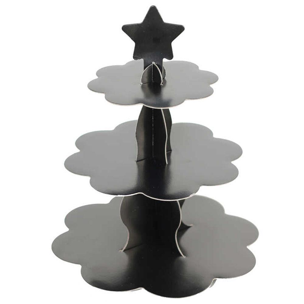 Siyah Cupcake Standı