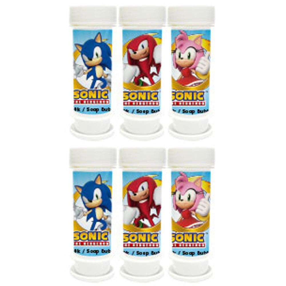 Sonic Lisanslı Köpük Set 6'lı