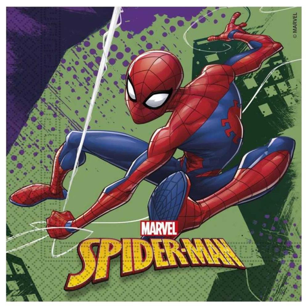 Spiderman Team Up Kağıt Peçete 33x33 cm 20'li