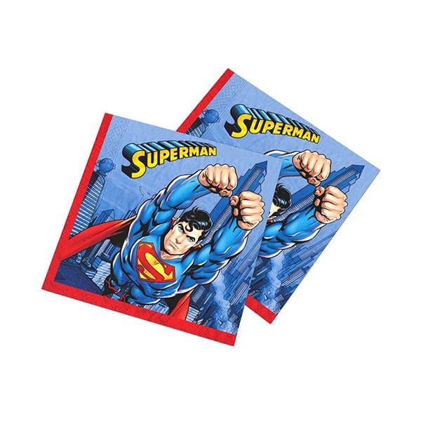 Superman Kağıt Peçete 33x33 cm 16'lı