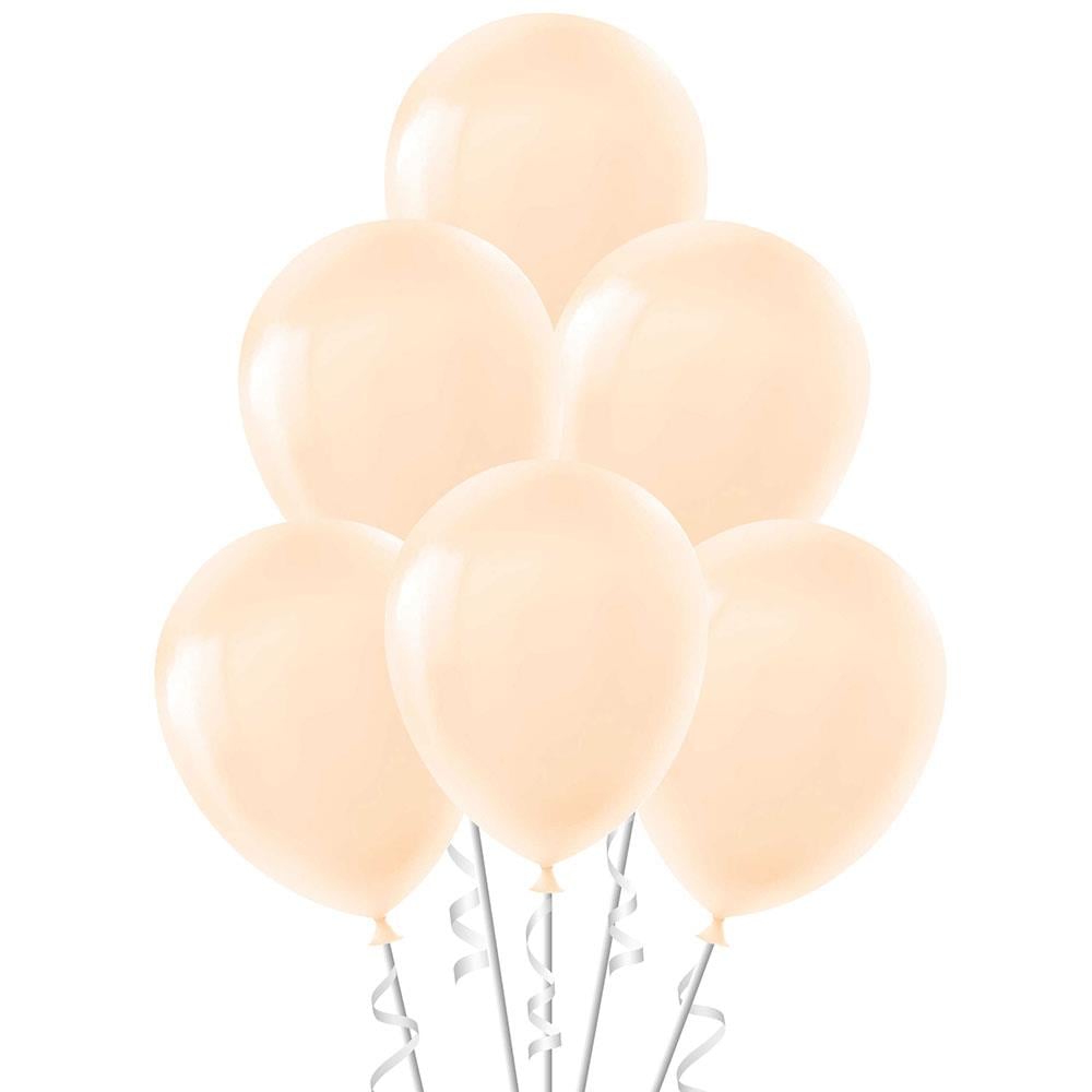 Turuncu Makaron Lateks Balon 10'lu