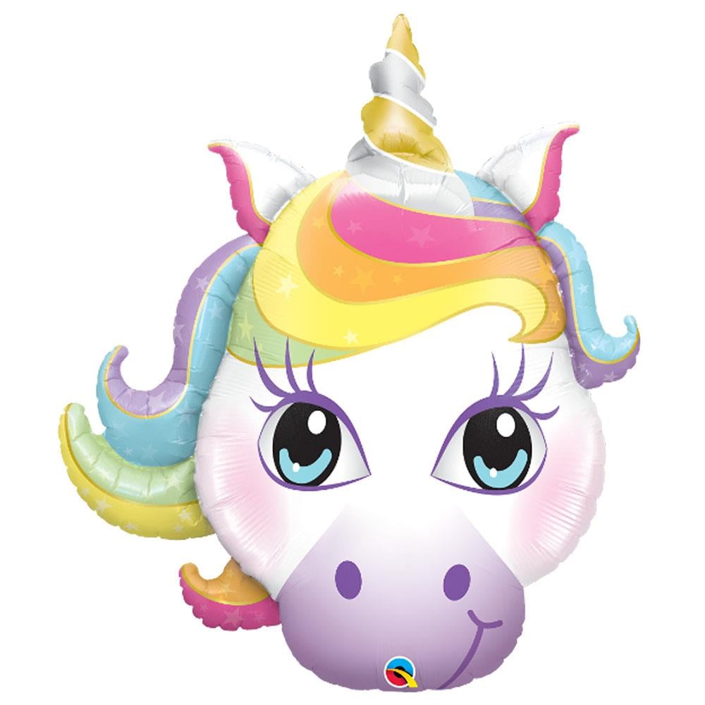 Unicorn Lila Folyo Balon 91x75 cm