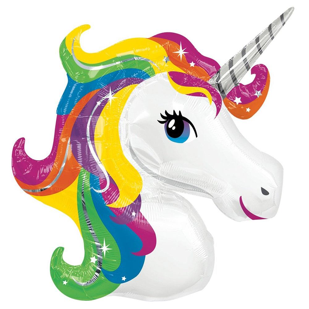 Unicorn Rainbow Folyo Balon 100 cm