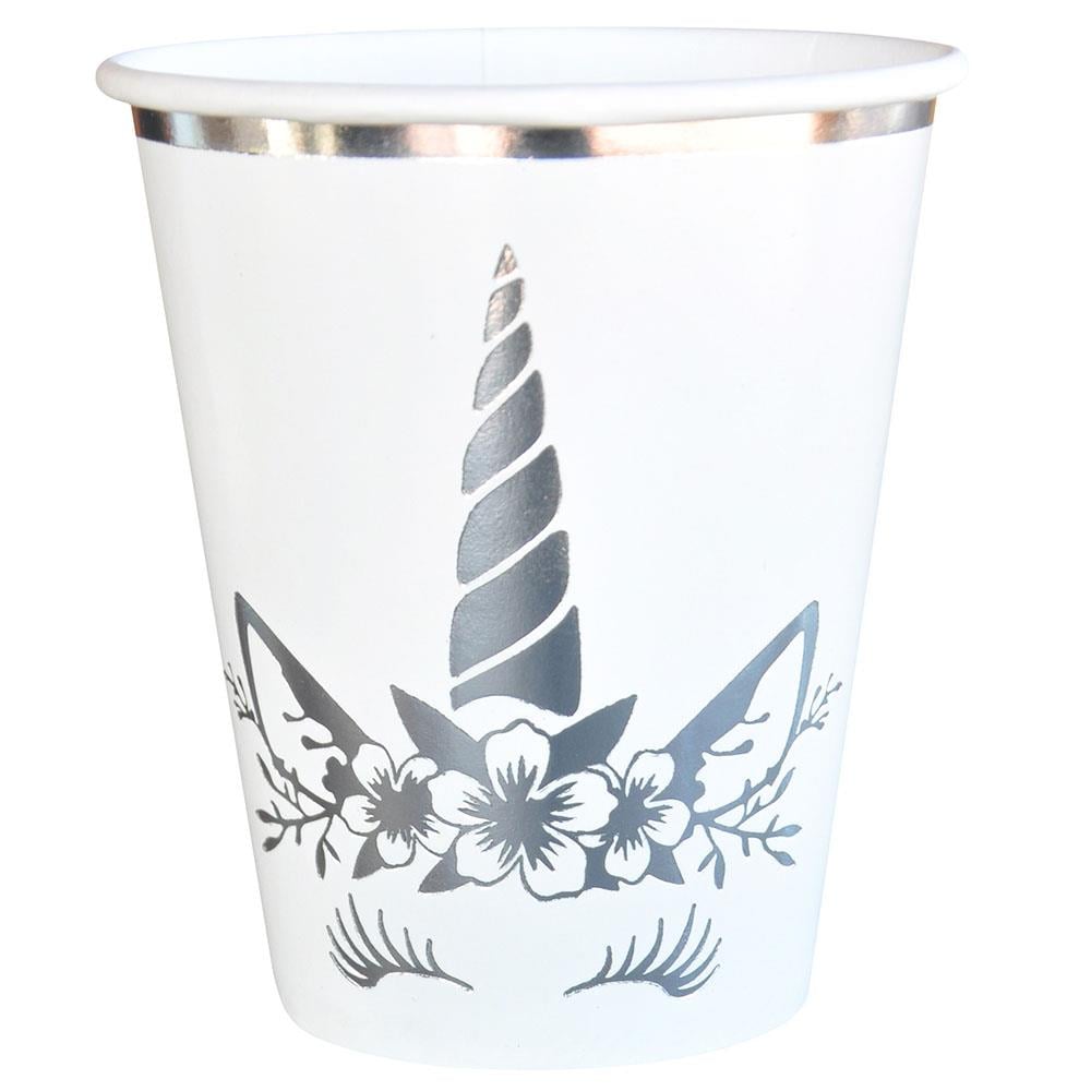Unicorn Silver Karton Bardak 6'lı