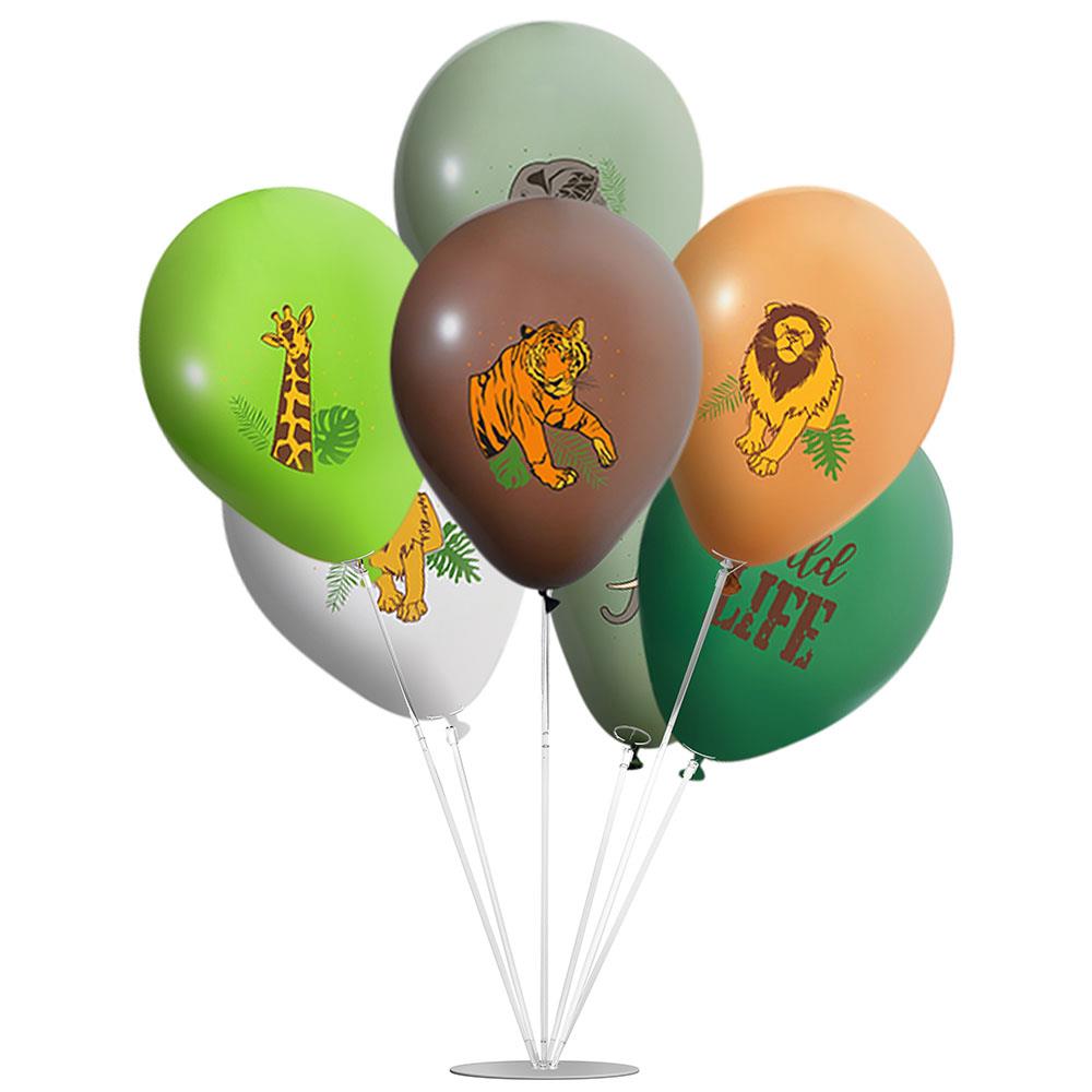 Wild Life Temalı Balon Stand Set 7'li