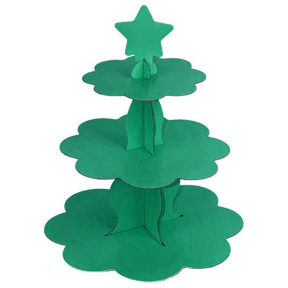 Yeşil Cupcake Standı