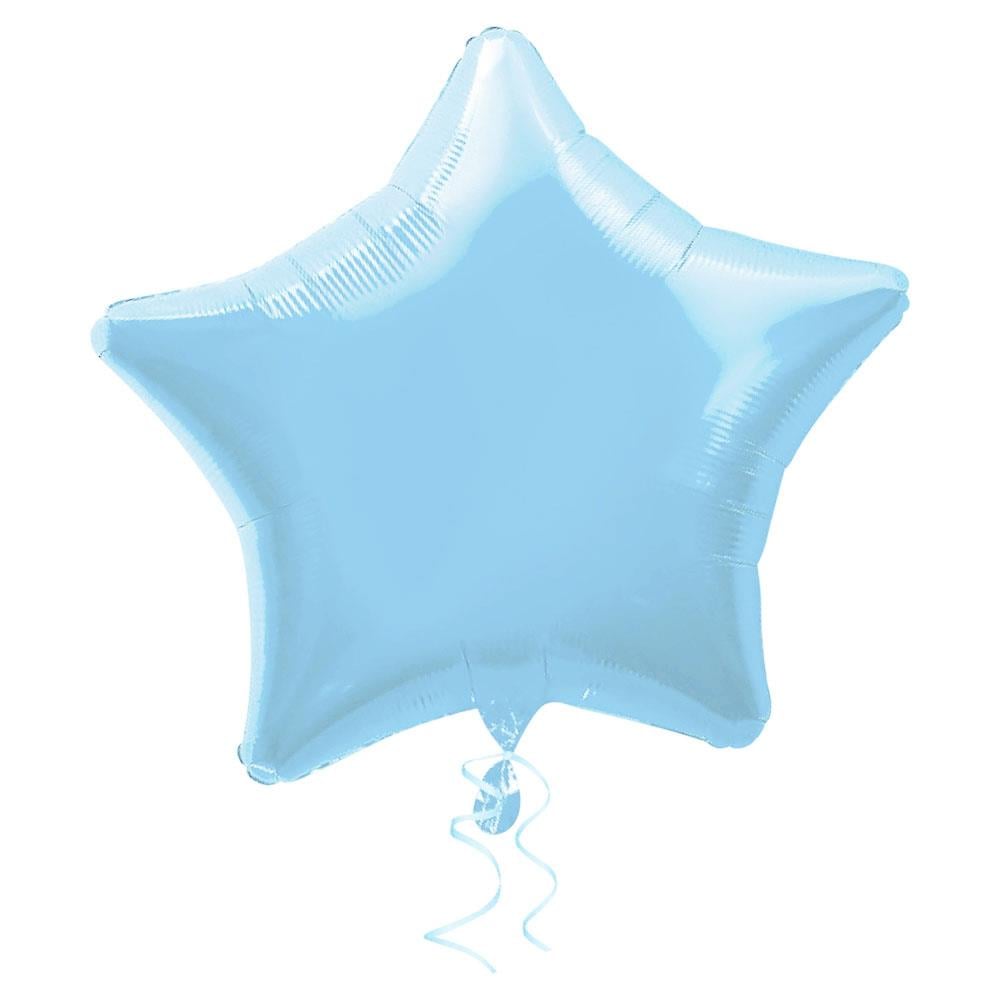 Yıldız Folyo Balon Açık Mavi 60 cm