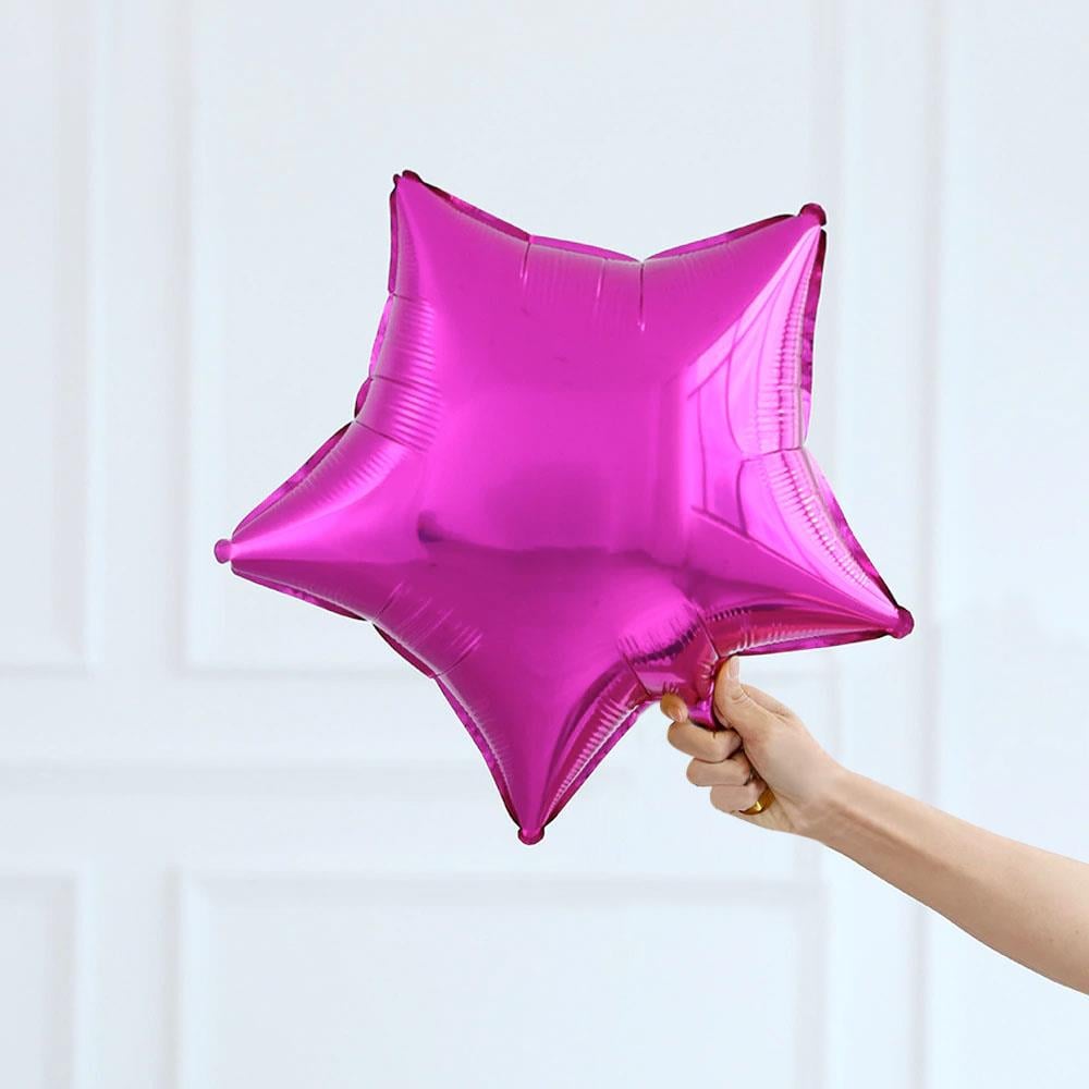 Yıldız Folyo Balon Fuşya 45 cm
