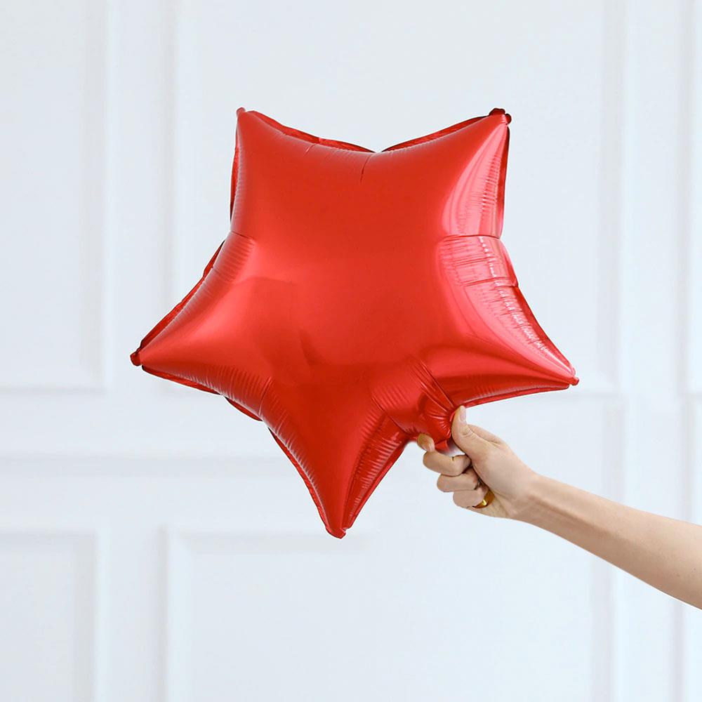 Yıldız Folyo Balon Kırmızı 45 cm