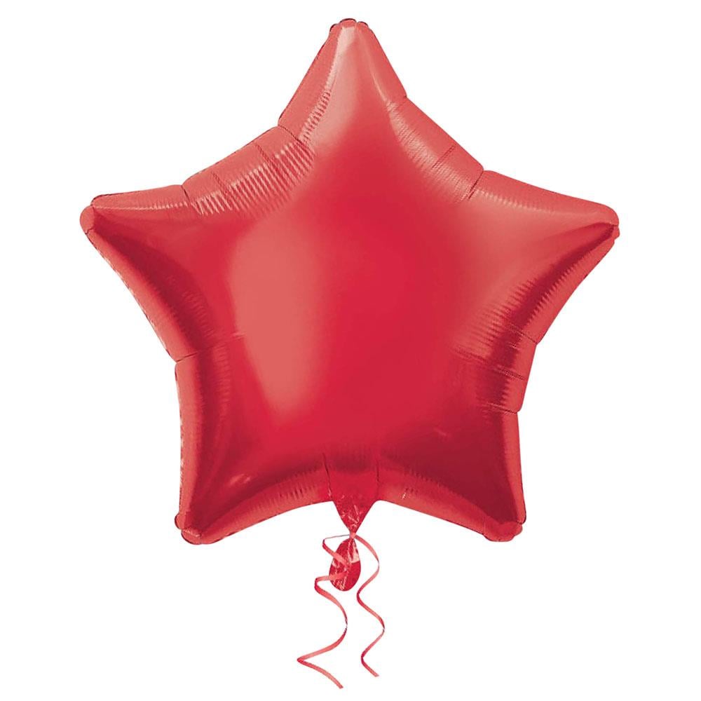 Yıldız Folyo Balon Kırmızı 60 cm