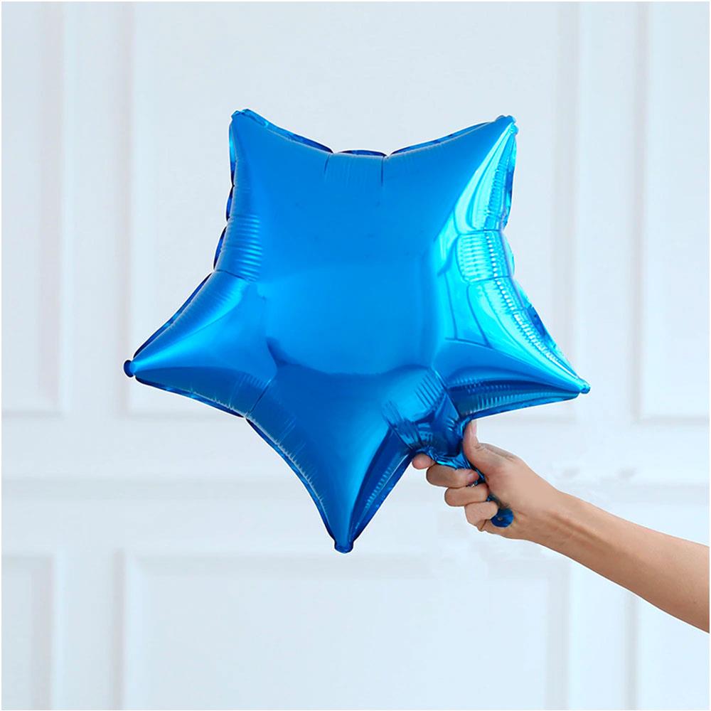 Yıldız Folyo Balon Mavi 45 cm
