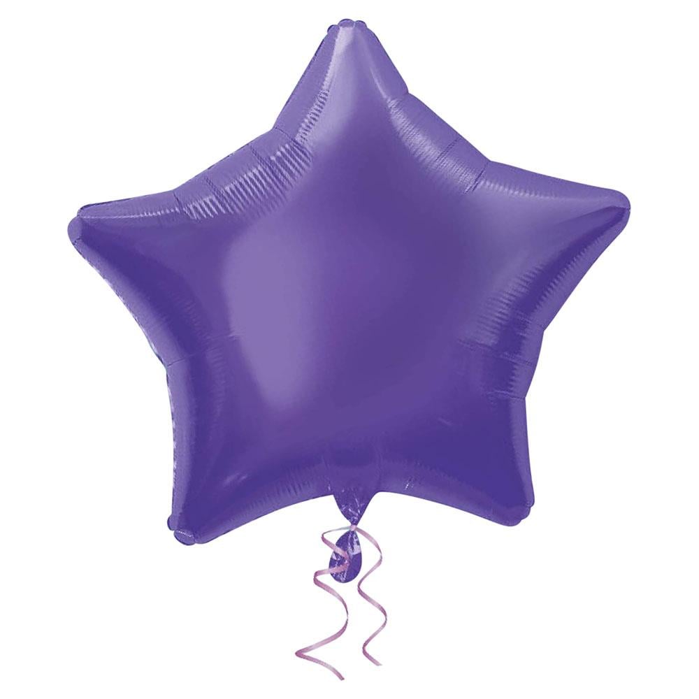 Yıldız Folyo Balon Mor 60 cm