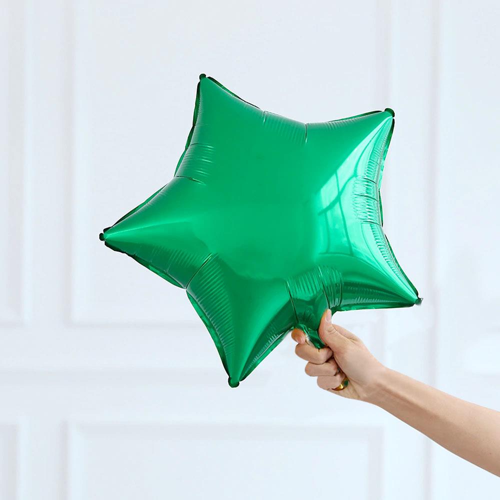 Yıldız Folyo Balon Yeşil 45 cm