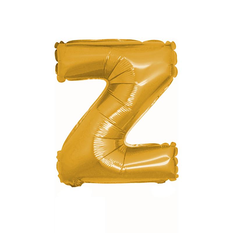 Z Harf Altın Folyo Balon 70 cm