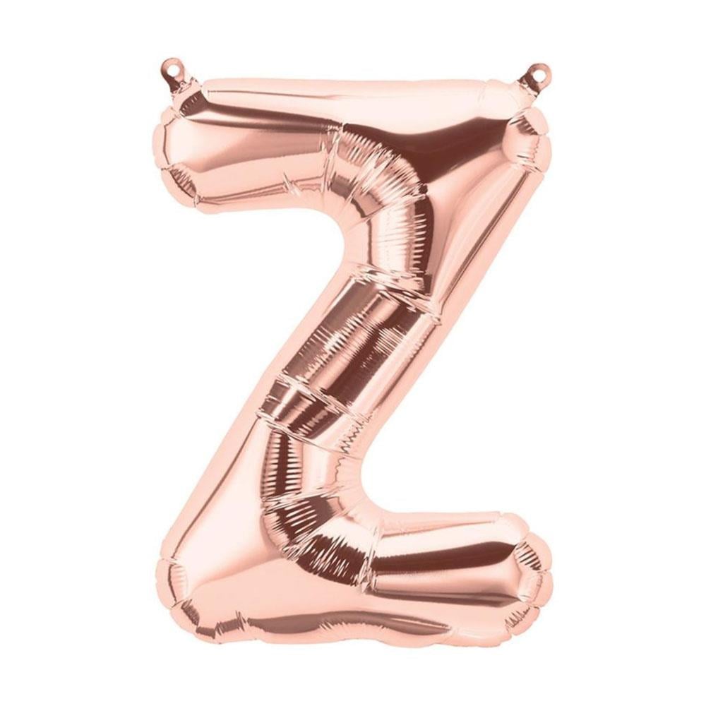 Z Harf Rose Gold Folyo Balon 40 cm