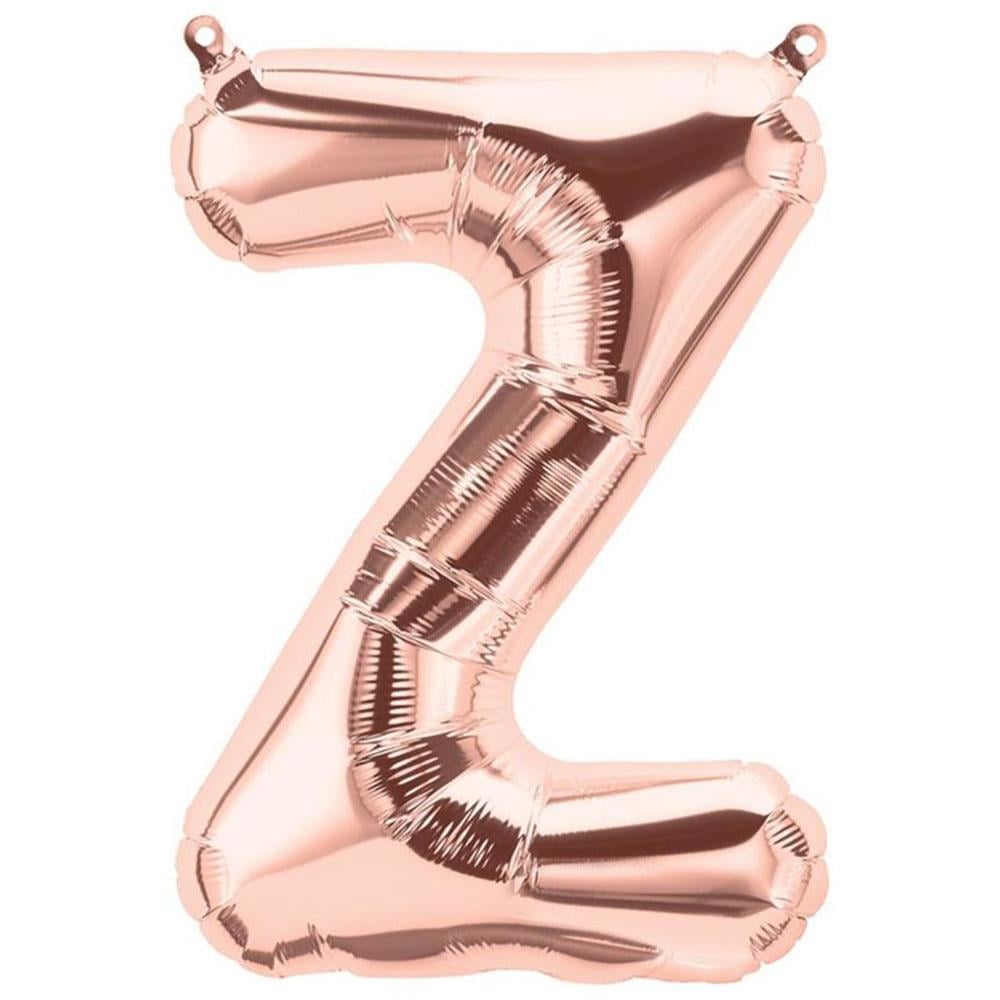 Z Harf Rose Gold Folyo Balon 70 cm
