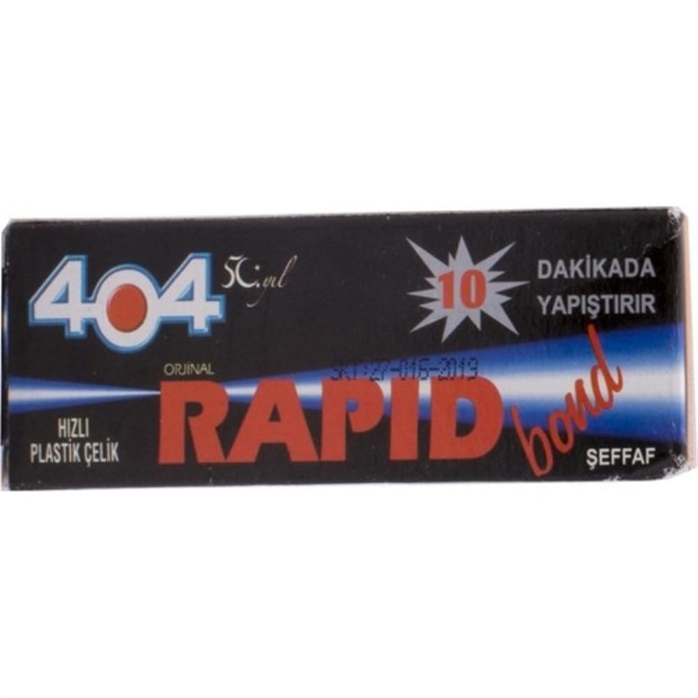 404 Rapit Tüp Şeffaf (10 Dakika)