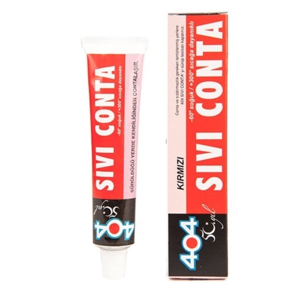 404 Sıvı Conta Kırmızı 45 Gr