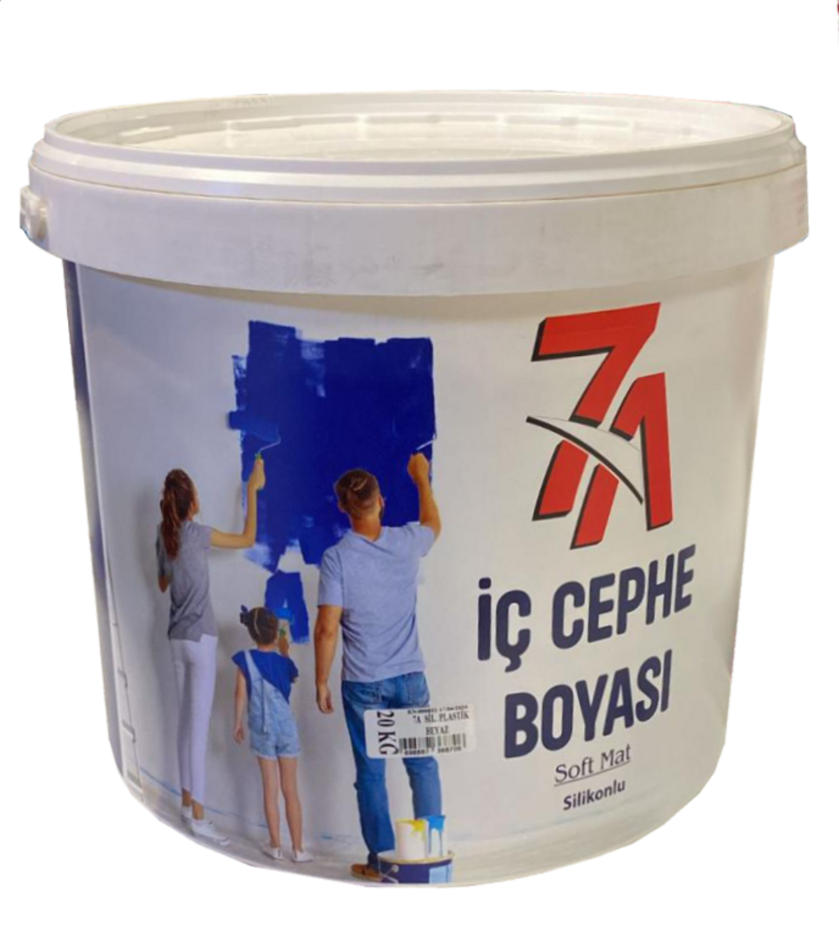 7a Silikonlu İç Cephe Boyası Beyaz 20 Kg