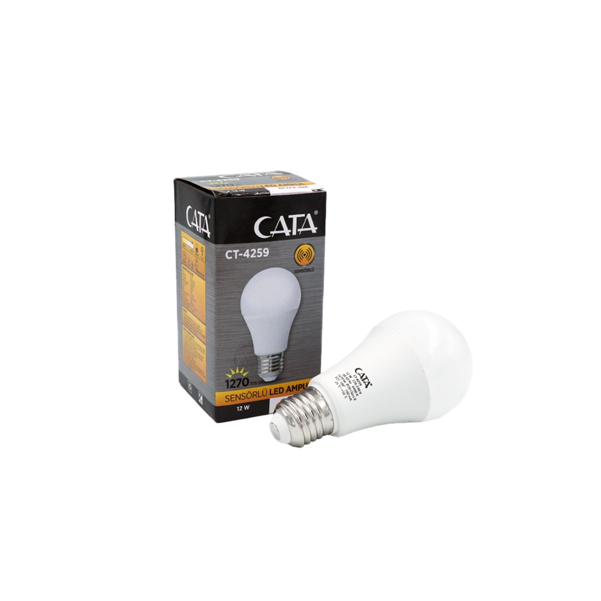 Cata Sensörlü Led Ampul 12W Ct-4259