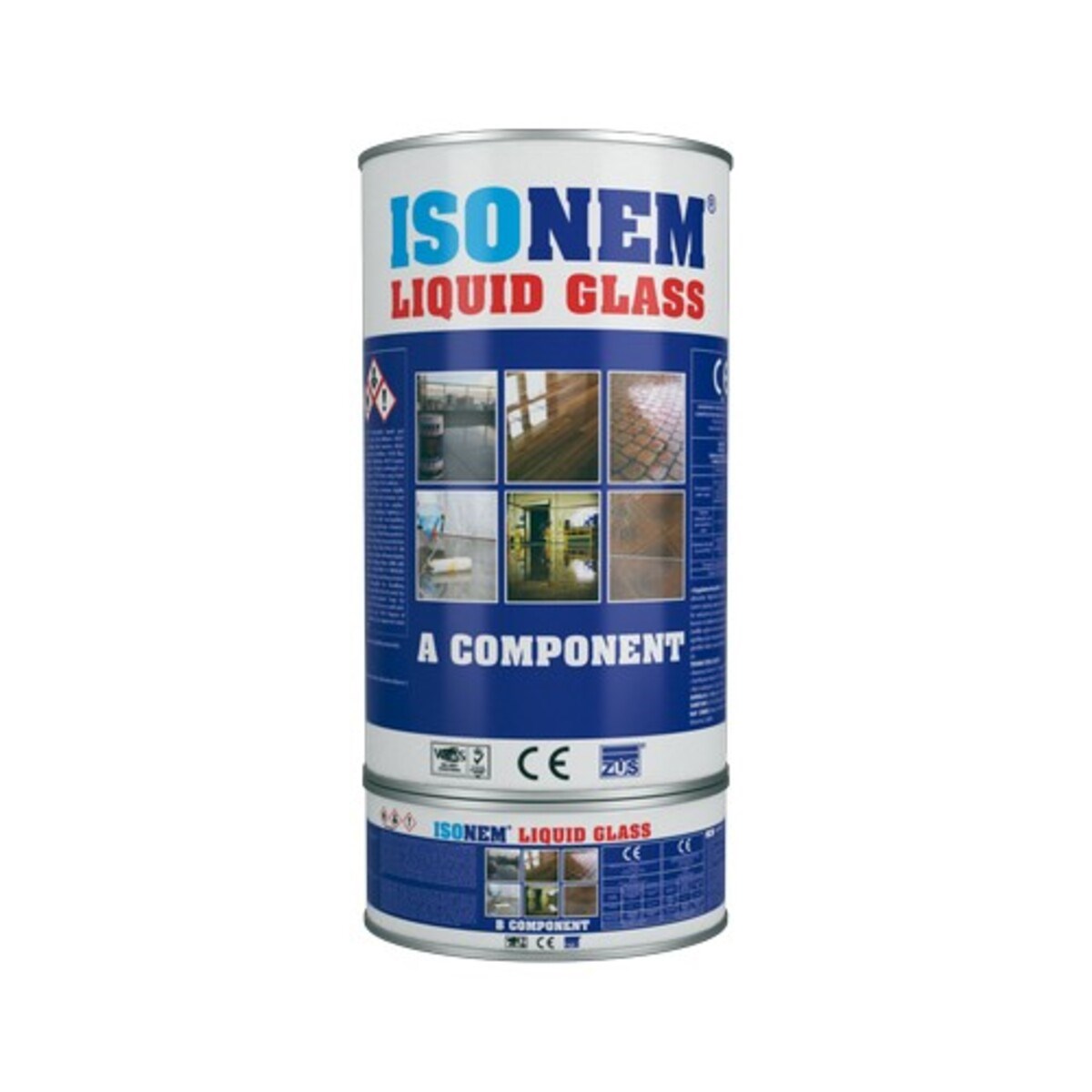 İsonem Liquid Glass A+B Komp.Şeffaf 2 Kg