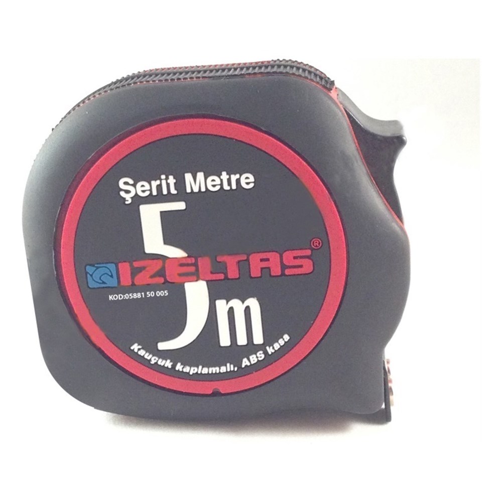 İzeltaş Şerit Metre Plastik 5 Mt