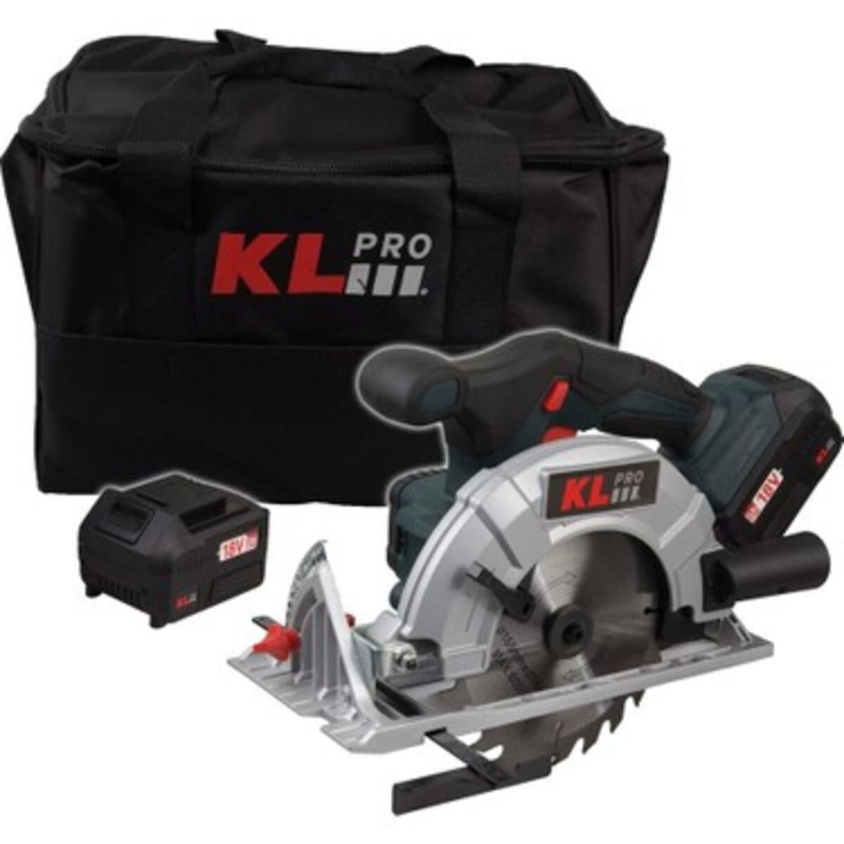 Klpro Şarjlı Daire Testere Kömürsüz 18V 4.0Ah 165Mm