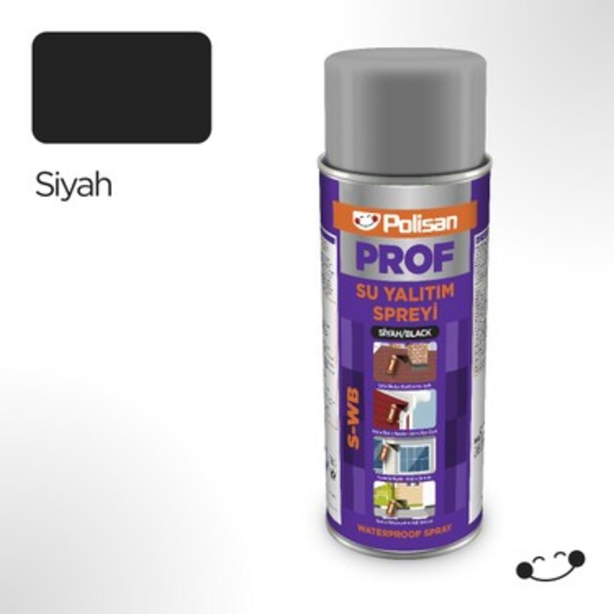 Polisan Prof Su Yalıtım Spreyi Siyah 500 Ml S-wb
