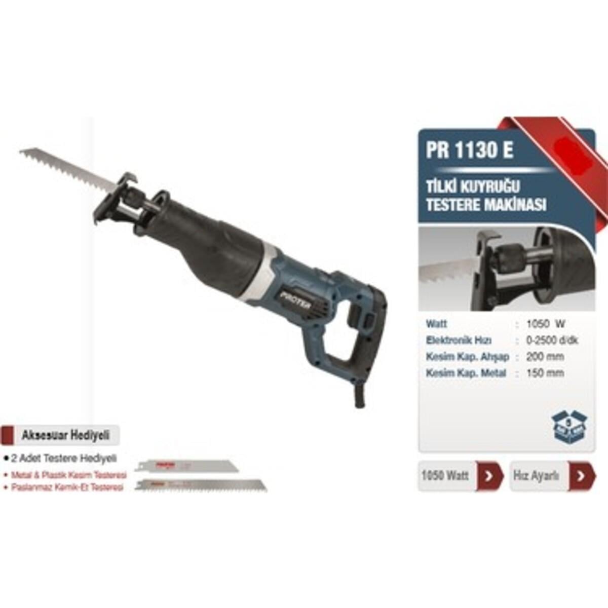 Proter Tilki Kuyruğu Testere 1050W Pr 1130 E