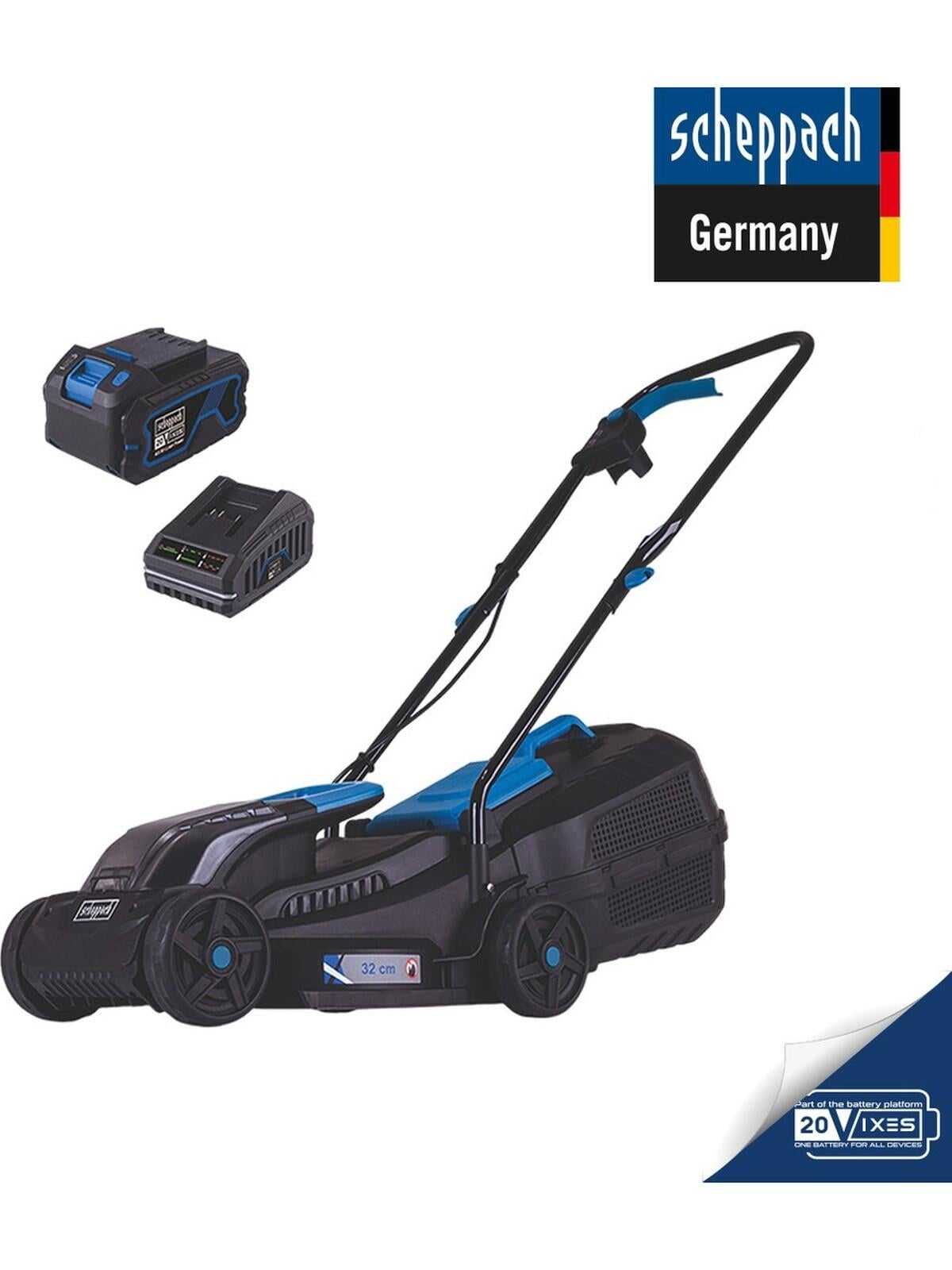 Scheppach Akülü Çim Biçme Makinası 1x4,0 Ah Bc-mp 320