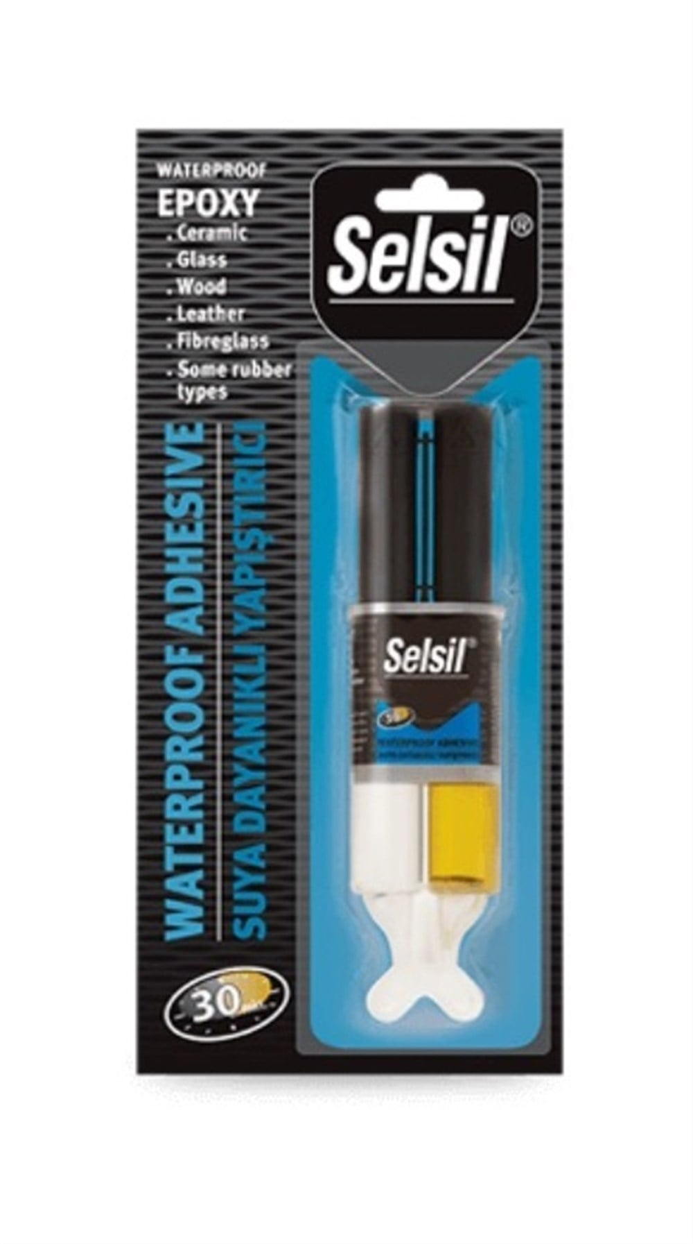 Selsil Epoxy Suya Day.Yapıştırıcı 30  Dk 28 Gr