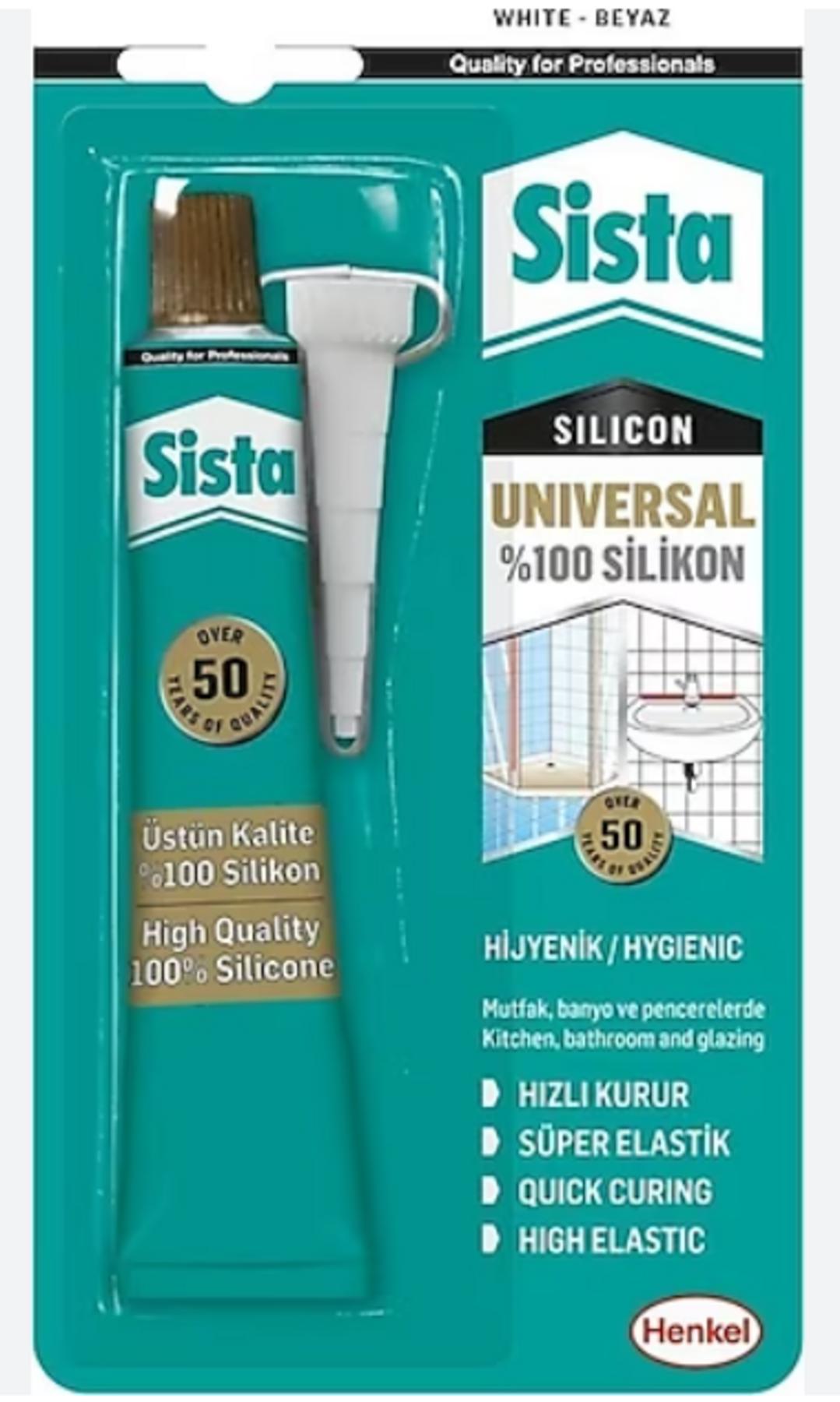 Sista Tüp Silikon Şeffaf 50 Gr