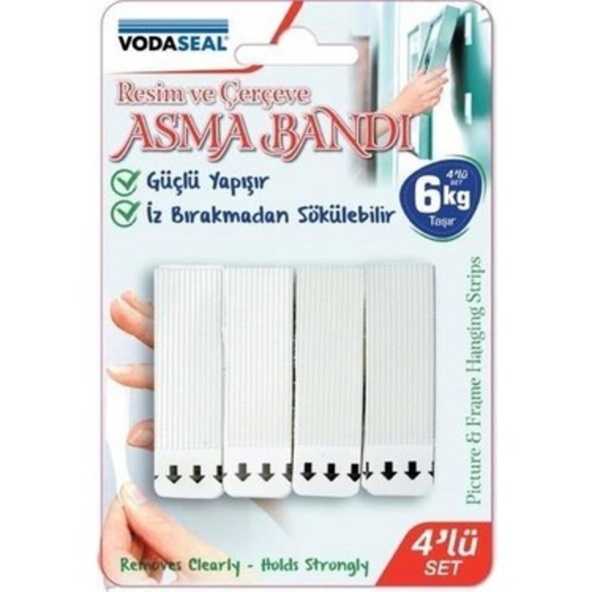 Vodaseal Resim Ve Çerçeve Asma Bandı 4 Lü Set 6 Kg