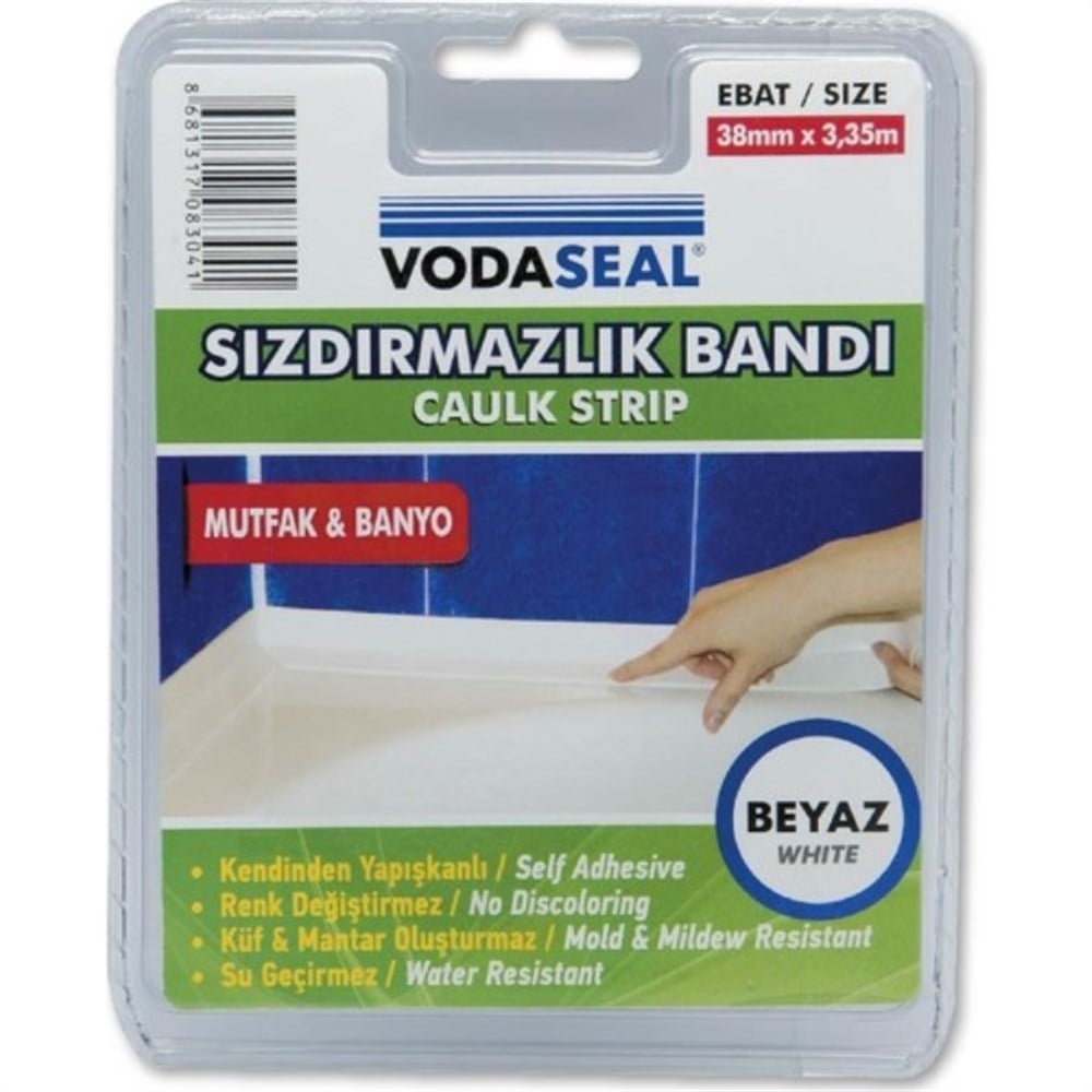 Vodaseal Sızdırmazlık Bandı 38 Mm X 3,35 M Beyaz