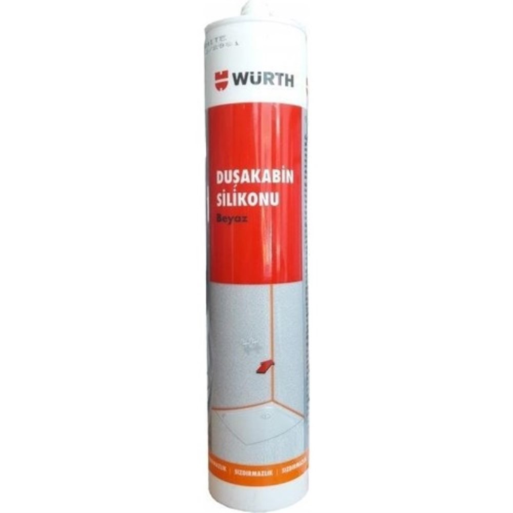 Würth Duşakabin Silikonu Beyaz 310 Ml