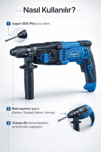 Scheppach Elektrikli Kırıcı Delici Dh2260