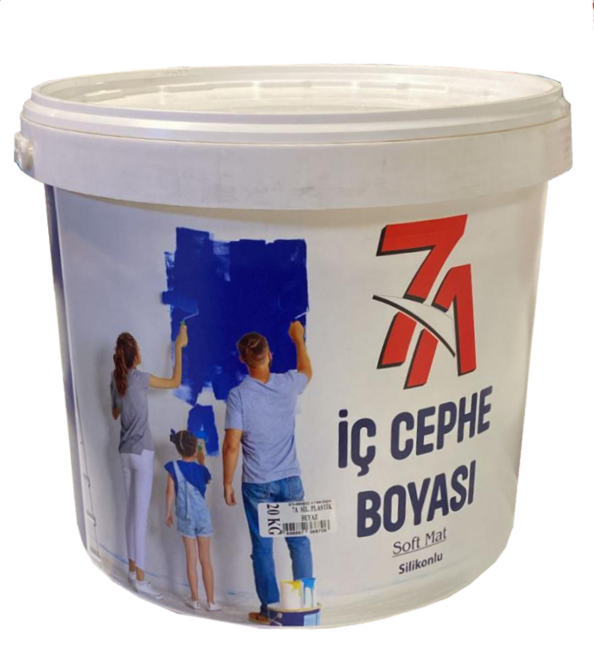 7a Silikonlu İç Cephe Boyası Beyaz 20 Kg