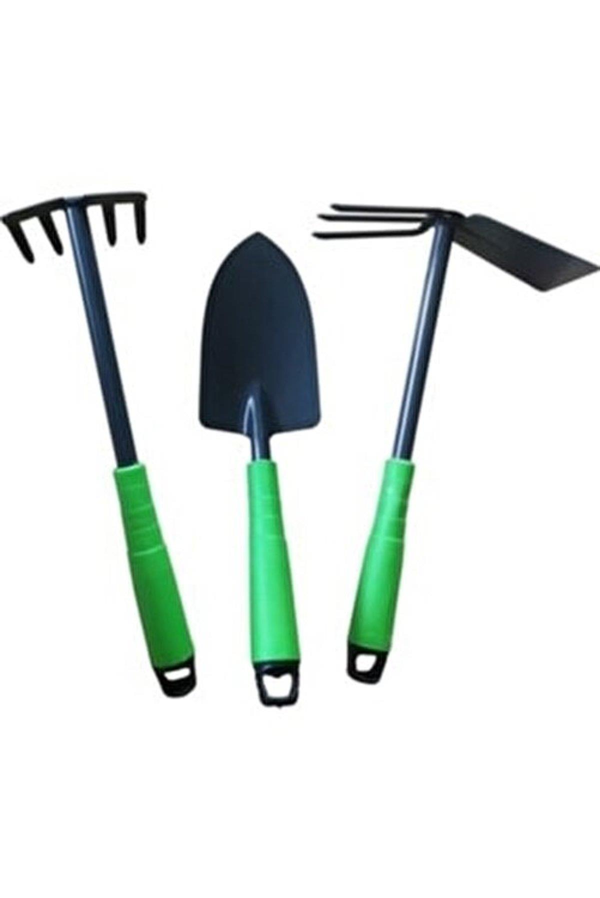 Bahçe Seti 3 Pcs (Kürek-Tırmık-Çapa) Minik