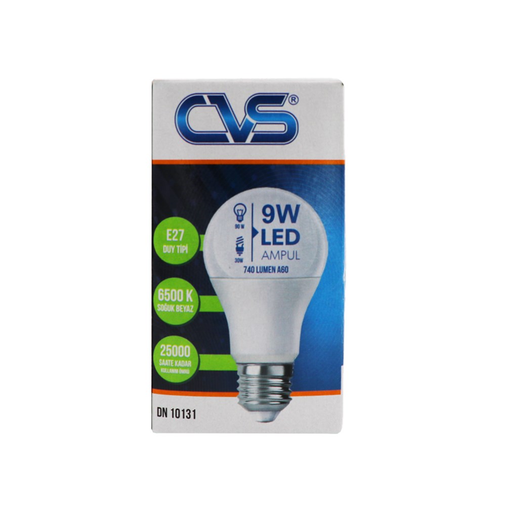 Cvs Led Ampul Soğuk Beyaz 9W E27